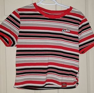 Dickies Striped Crop T-Shirt